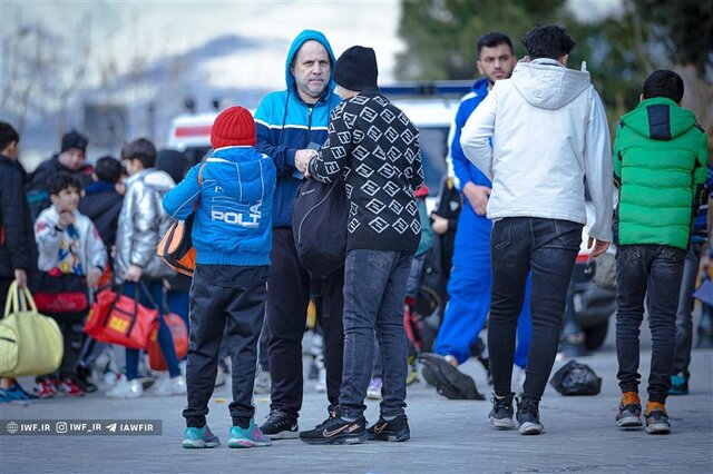 تصاویری جالب از حضور ۳ هزار کشتیگیر نونهال در جام ابراهیم جوادی