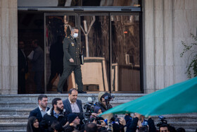 امیر آشتیانی، وزیر دفاع در حاشیه جلسه هیات دولت - ۱۸ بهمن