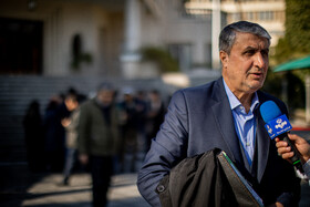 محمد اسلامی، رییس سازمان انرژی اتمی در حاشیه جلسه هیات دولت - ۱۸ بهمن