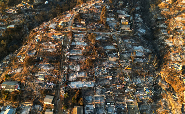 تلفات آتش‌سوزی‌های جنگلی در شیلی به ۱۳۱ نفر رسید