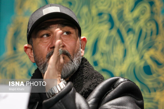 مهران غفوریان در نشست آبی روشن پخش فیلم «هندوانه شب یلدا» با بازی محسن تنابنده، سیامک انصاری و مهران غفوریان