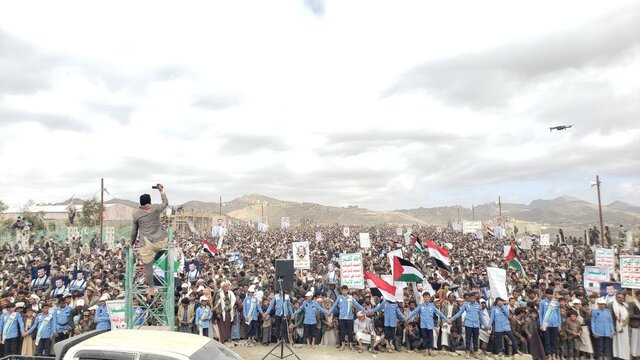 تظاهرات گسترده در یمن در حمایت از غزه و مقاومت