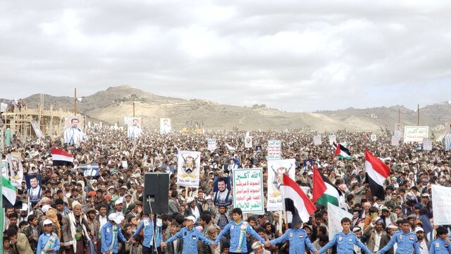 تظاهرات گسترده در یمن در حمایت از غزه و مقاومت