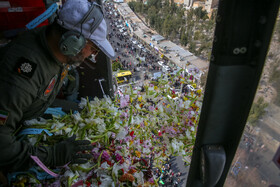 تصاویر هوایی از راهپیمایی ۲۲ بهمن در قم