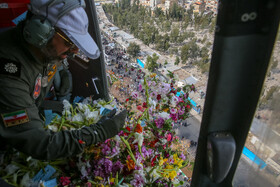 تصاویر هوایی از راهپیمایی 22 بهمن در قم