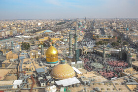 تصاویر هوایی از راهپیمایی ۲۲ بهمن در قم