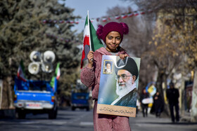 حضور نوجوانان در راهپیمایی ۲۲ بهمن ۱۴۰۲ - شهرکرد