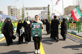 حضور نوجوانان در راهپیمایی ۲۲ بهمن ۱۴۰۲ - تهران