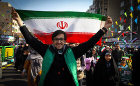 حضور جوانان در راهپیمایی ۲۲ بهمن ۱۴۰۲ - تهران
