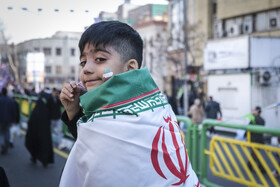 حضور نوجوانان در راهپیمایی ۲۲ بهمن ۱۴۰۲ - تهران