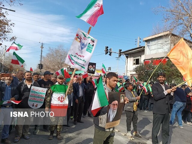 شکوه صبح صادق راهپیمایی ۲۲ بهمن در سراسر کشور