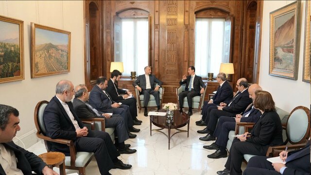 رایزنی امیر عبداللهیان با بشار اسد