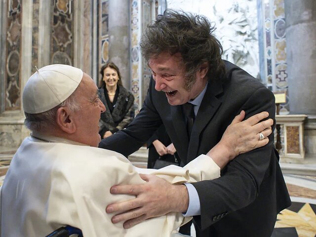 اولین سفر رئیسجمهور جدید آرژانتین به رم