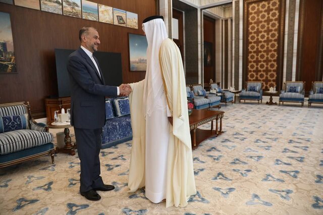 امیرعبداللهیان تاکید کرد: سرعت بخشیدن به تلاشهای تهران - دوحه برای پایان نسلکشی در غزه