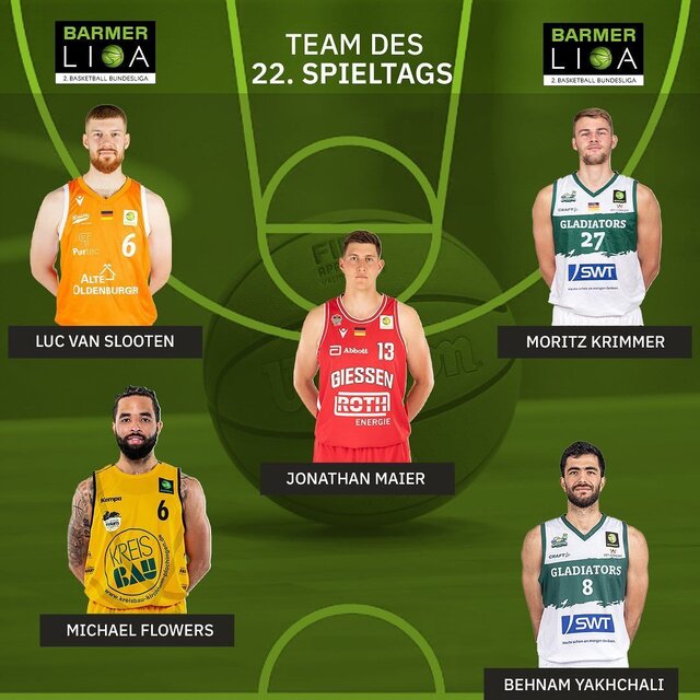 ستاره بسکتبال ایران در تیم منتخب لیگ آلمان