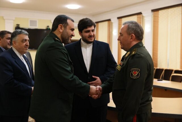 دیدار معاون امور بین الملل وزارت دفاع با وزیر دفاع بلاروس دیدار معاون امور بین الملل وزارت دفاع با وزیر دفاع بلاروس