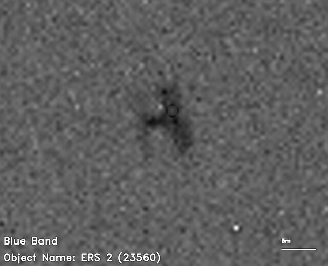 عکسهایی از ماهواره مرده اروپا در حال سقوط به جو زمین