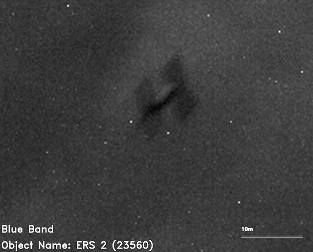 عکسهایی از ماهواره مرده اروپا در حال سقوط به جو زمین
