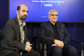 بهرام عیناللهی وزیر بهداشت و درمان درغرفه ایسنا - چهارمین روز نمایشگاه رسانههای ایران