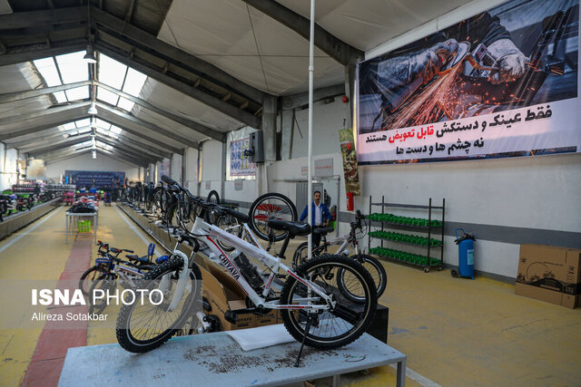 دوچرخهسازی در قزلحصار به دست زندانیان