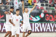 پیروزی قاطع تیم ملی فوتبال ساحلی مقابل عمان