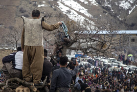 ندای نوروز کردستان در روستای چشمیدر