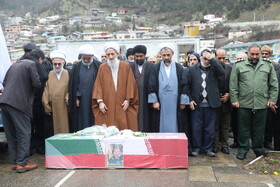 تشییع پیکر سردار کساییان در سواد کوه
