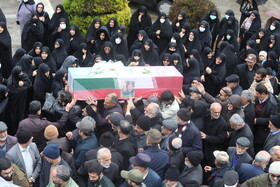 تشییع پیکر سردار کساییان در سواد کوه
