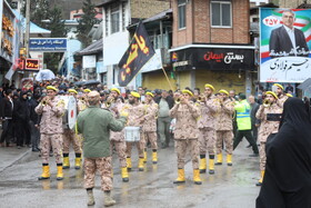 تشییع پیکر سردار کساییان در سواد کوه
