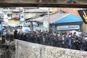 تشییع پیکر سردار کساییان در سواد کوه
