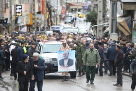 تشییع پیکر سردار کساییان در سواد کوه
