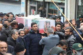 تشییع پیکر سردار کساییان در سواد کوه
