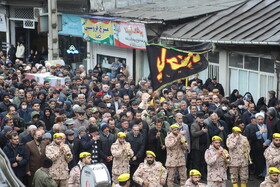 تشییع پیکر سردار کساییان در سواد کوه
