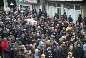 تشییع پیکر سردار کساییان در سواد کوه
