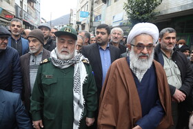 تشییع پیکر سردار کساییان در سواد کوه
