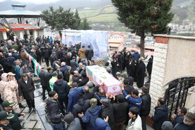 تشییع پیکر سردار کساییان در سواد کوه
