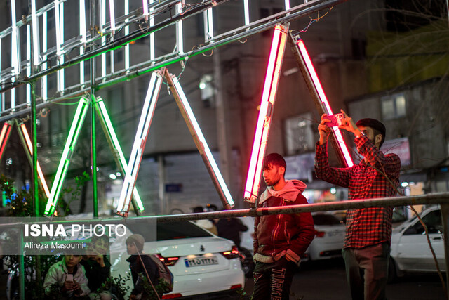 روایتی از آذینبندی قدیمیترین محله تهران با بیش از ۶ دهه قدمت