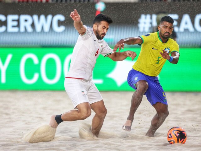 ویدیو/ گلهای دیدار فوتبال ساحلی برزیل ۳ - ۲ ایران ویدیو/ گلهای دیدار فوتبال ساحلی برزیل ۳ - ۲ ایران