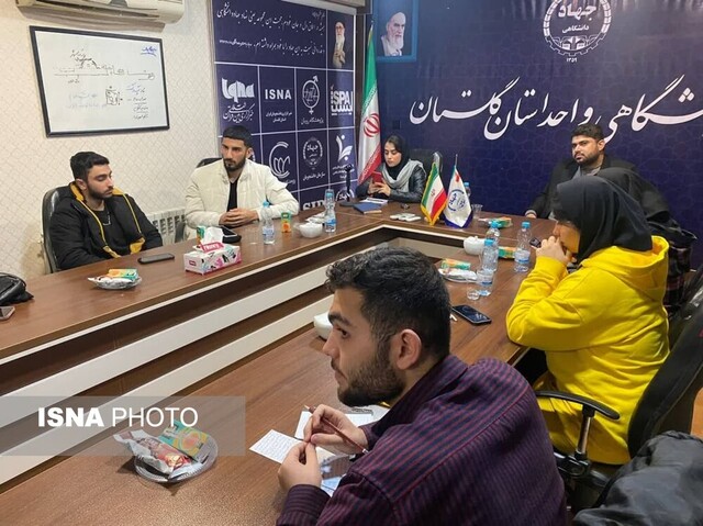 مناظره انتخاباتی دانشجویان گلستانی در ایسنا + تصاویر