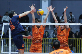 دیدار تیم های والیبال نیان الکترونیک مشهد و سایپا تهران