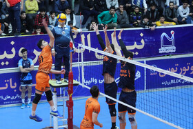 دیدار تیم های والیبال نیان الکترونیک مشهد و سایپا تهران