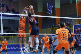 دیدار تیم های والیبال نیان الکترونیک مشهد و سایپا تهران