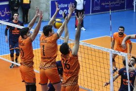 دیدار تیم های والیبال نیان الکترونیک مشهد و سایپا تهران