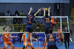 دیدار تیم های والیبال نیان الکترونیک مشهد و سایپا تهران