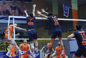 دیدار تیم های والیبال نیان الکترونیک مشهد و سایپا تهران