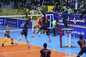 دیدار تیم های والیبال نیان الکترونیک مشهد و سایپا تهران