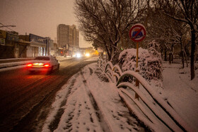 هشدار پلیس راهور درپی بارش برف در تهران: از تردد غیرضروری پرهیز کنید