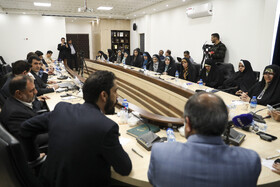 نشست اعضای لیست انتخاباتی سامان در ایسنا