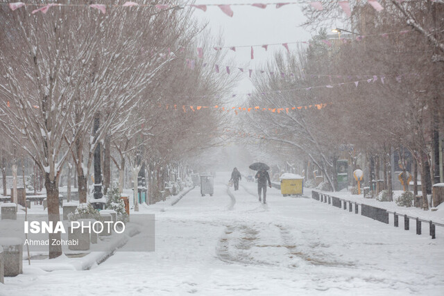 کولاک برف در ۲۳ استان/ وزش باد شدید در جنوب کشور