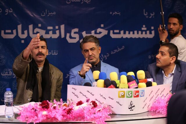 عکسهای برنامه طنز شبکه نسیم با موضوع انتخابات